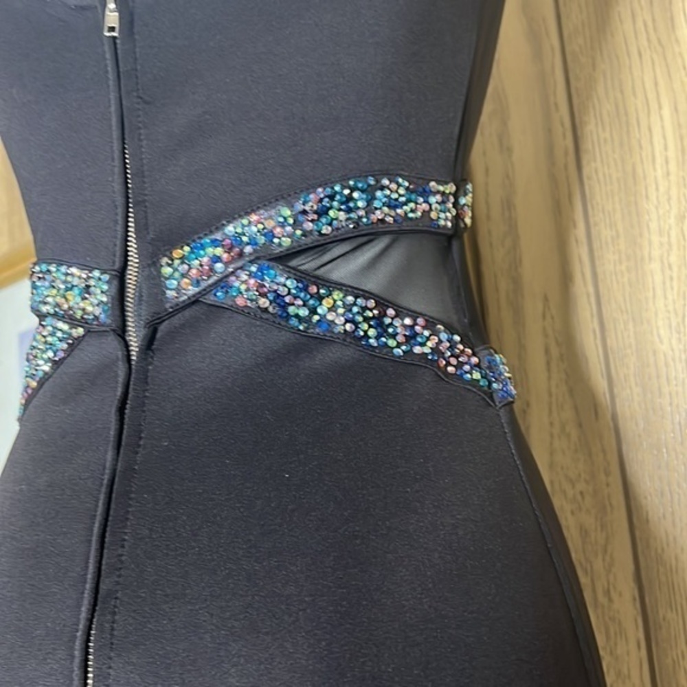 Avec Black Rhinestone Dress - Picture 10 of 16